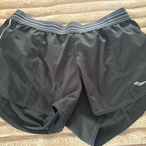 Saucony Black Women's Athletic Shorts